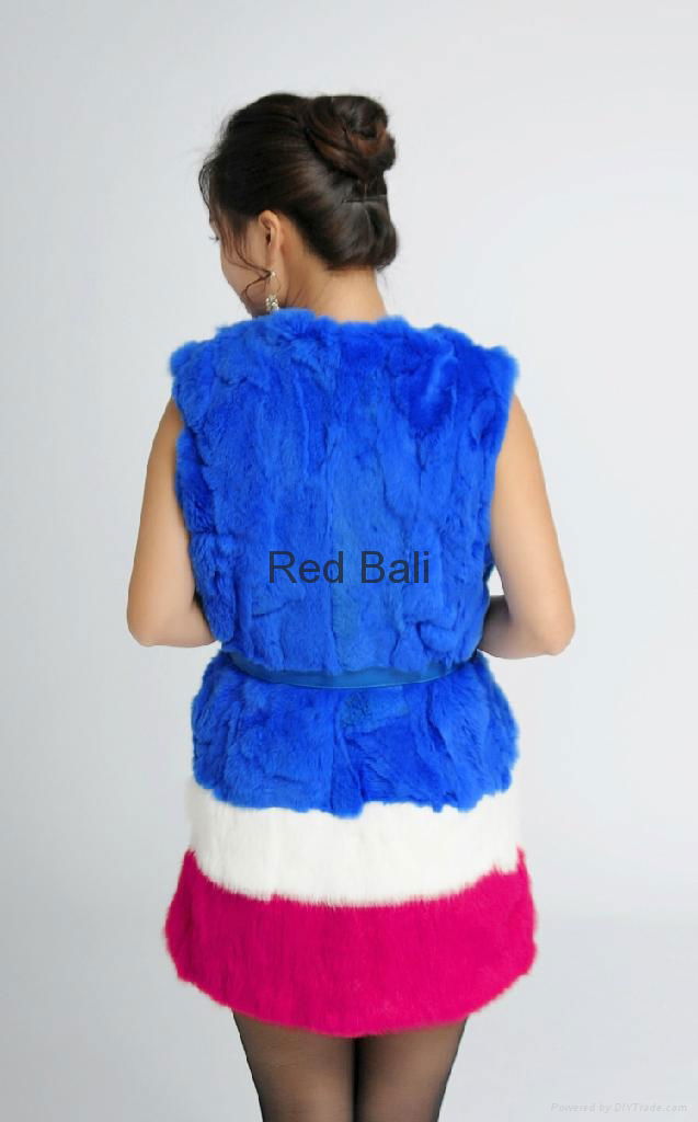 100% fur natural fur coat rex rabbit fur women cloth 4