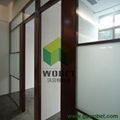 glass partition with aluminum frame 1