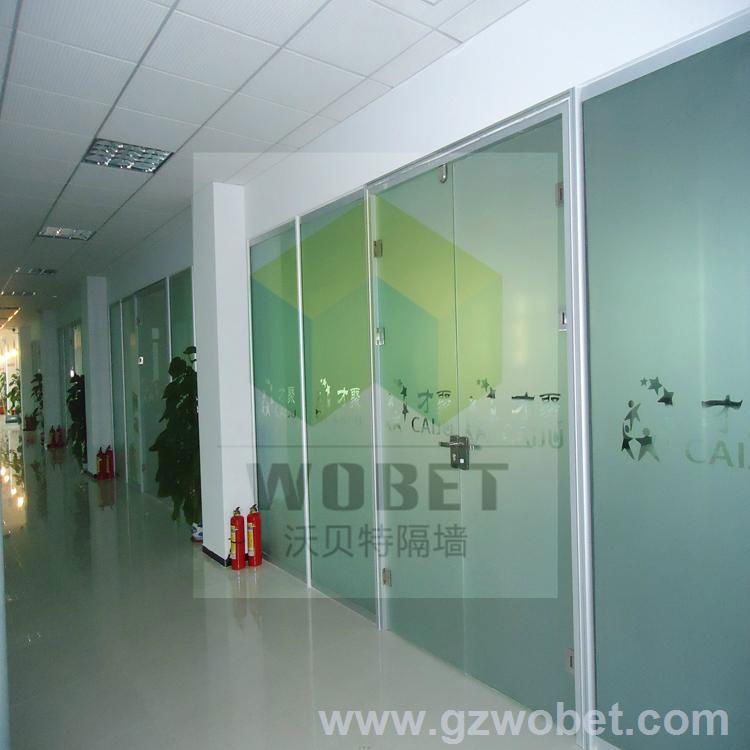 80 office partition clear glass wall