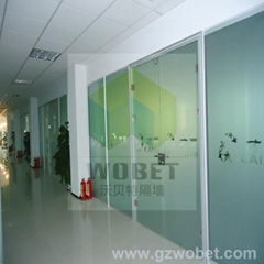 80 office partition clear glass wall