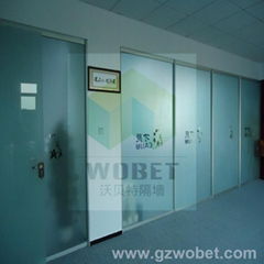 GuangZhou Factory Glass partition high