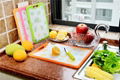 Anti-slip and composite cutting board sets 