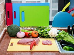 wholesale colorful pp cutting board sets with anti-slip function