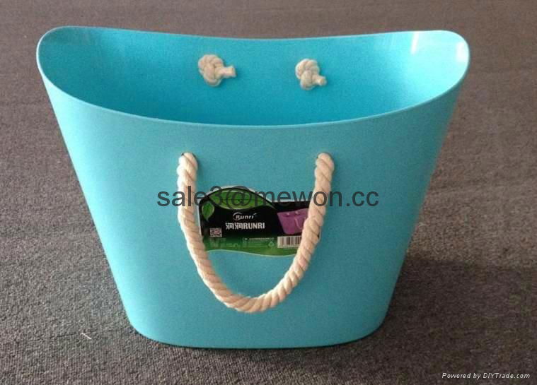 plastic beach basket /laundering basket from China supplier 3