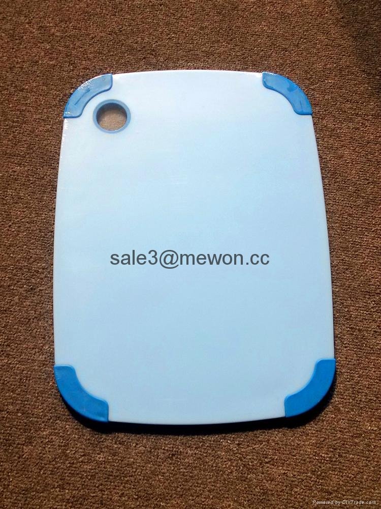 2014 New design wholesale double color Plastic Cutting  Board  5