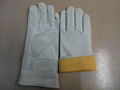 long leather welding glove