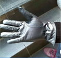 black cowhide leather glove