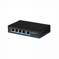 4 ports 10/100/1000Mbps POE switch 4