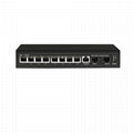 8 ports managed POE switch full gigabit