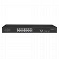 16 ports managed POE switch full gigabit with 2 SFP 1