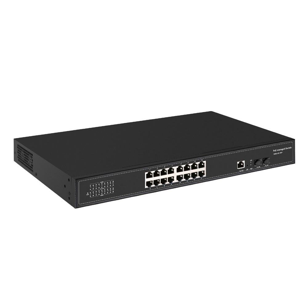 16 ports managed POE switch full gigabit with 2 SFP TS1600G2S POEplus (China Trading