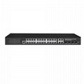 24 ports managed POE switch full gigabit with 4 SFP 1