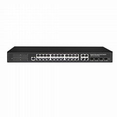 24 ports managed POE switch full gigabit