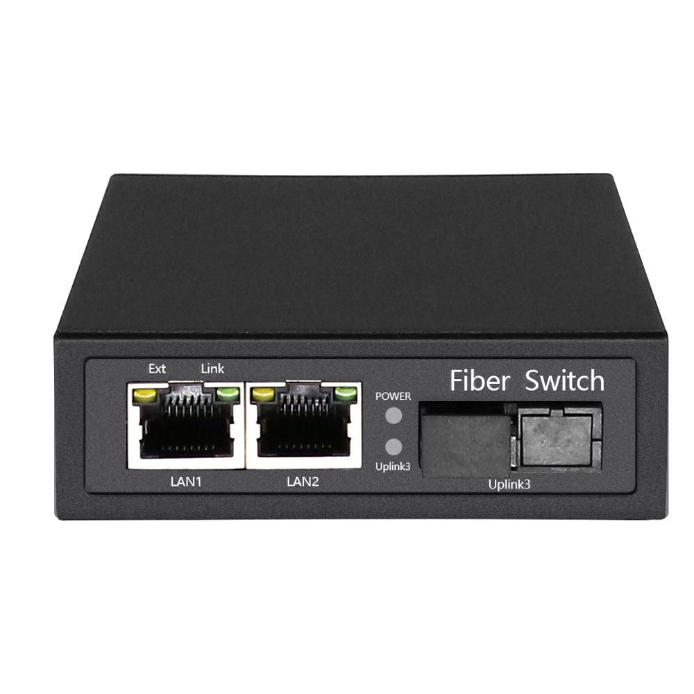 10/100M POE media converter