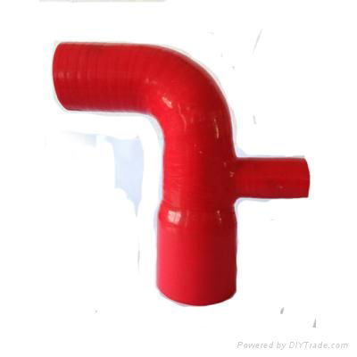 Intake red branch  heater Silicone hose  2