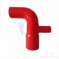 Intake red branch  heater Silicone hose  2