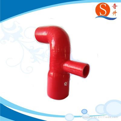 Intake red branch  heater Silicone hose  3