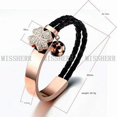 New desgin round fancy bangle hot sales NSB389