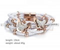 Girl's truth leather bracelet handmade in china NSB348 1