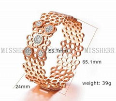 High quality rose gold bracelet salman