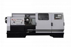 Flat bed CNC lathe