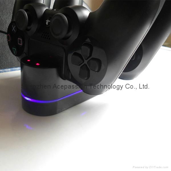 2014 new dual charger for ps4 controller analog 2