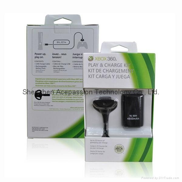Hot sell lithium battery pack for xbox 360 3