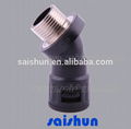 PG metallic threads 90 degree bend End Connector 1