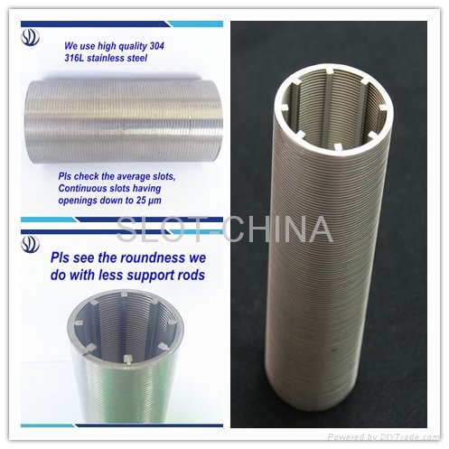 Stainless Steel Wedge Wire Filtering Element 3