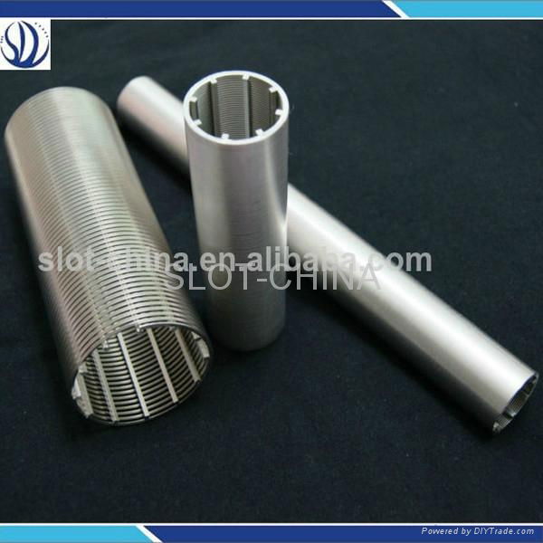Top Quality Stainless Steel Wedge Wire Wrapped Slot Tube