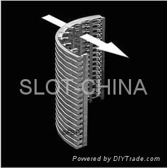 Perfect Round Stainless Steel Wedge Wire Filter Strainer 2