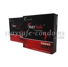 StaySafe Ribbed Condoms