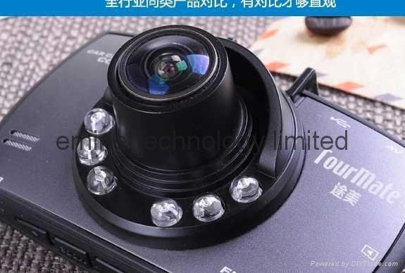 car black box HD 1080P Super-wide Night-vision Double Lens G11B Car Camera Recor 4