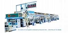 Corrugated board production line