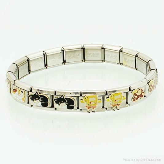 316L stainless steel starter italian charm bracelet MTB00003 MYD