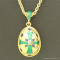 Wholesale Enamel Mini Faberge Egg Russian Egg Pendant