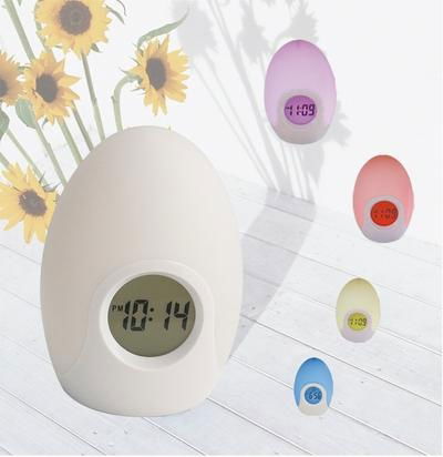 Hairong Modern egg shape digital Electronic gift & alarm clock
