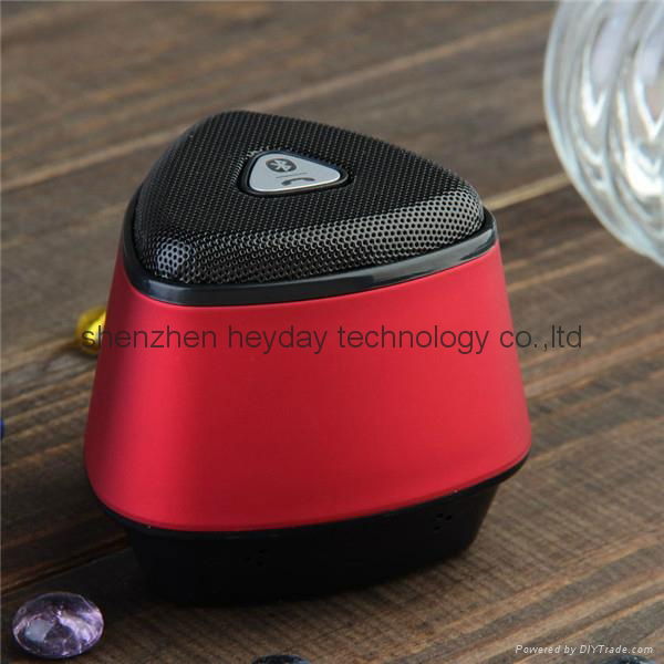 Rechargeable Stereo NFC Mini Bluetooth Speaker with Rubberized Finished 3