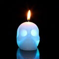 Halloween Skull Shape Color-changing LED candle 2