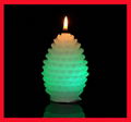 Christmas Pinecone battery-operated Color-changing LED candles