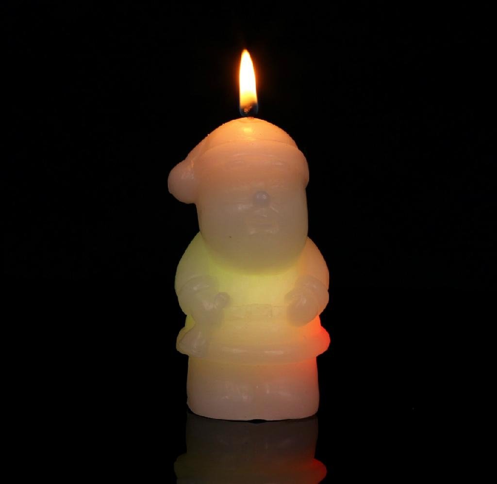 Fantastic Santa Claus  Color Changing  LED Candle 2