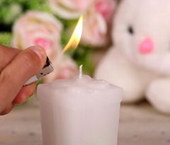 Battery-operated Color Changing Gift Box LED Candle