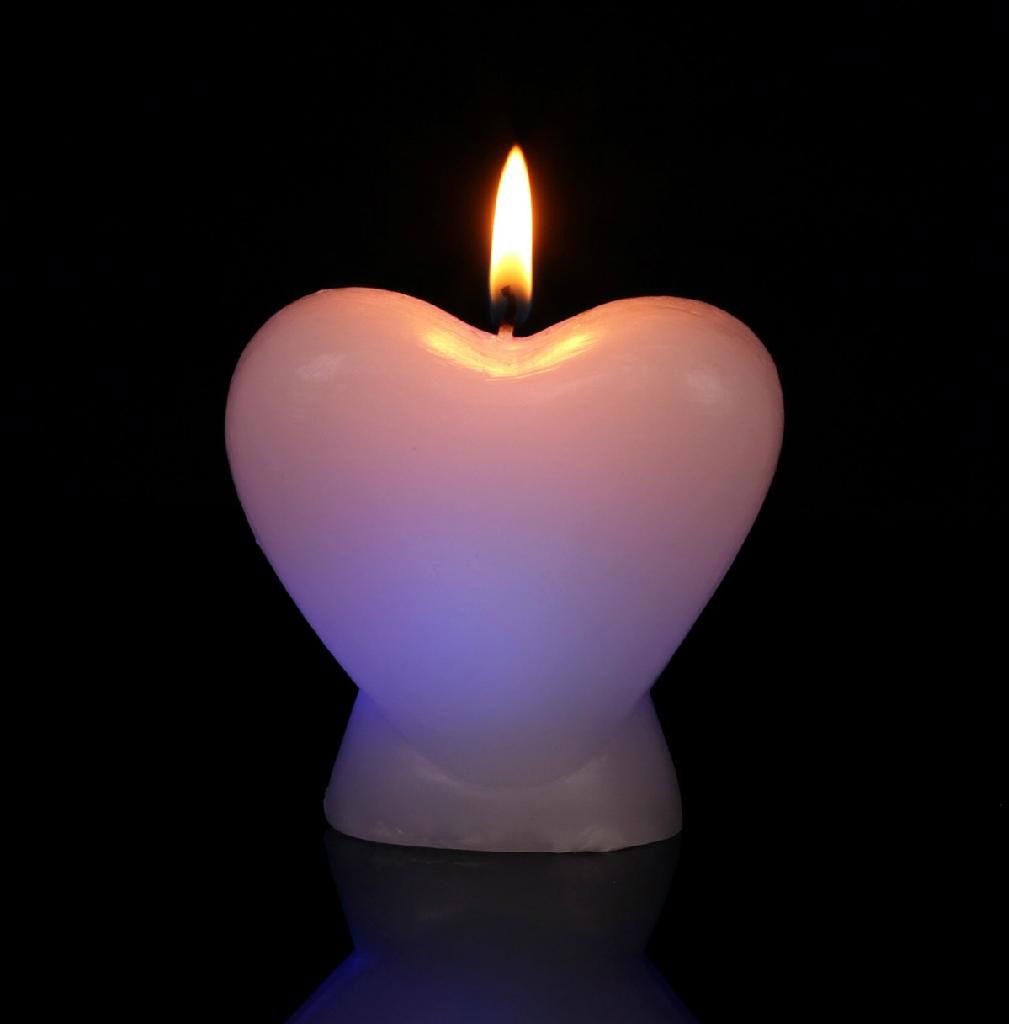 Color-changing Valentine's Day Heart Shape LED candles