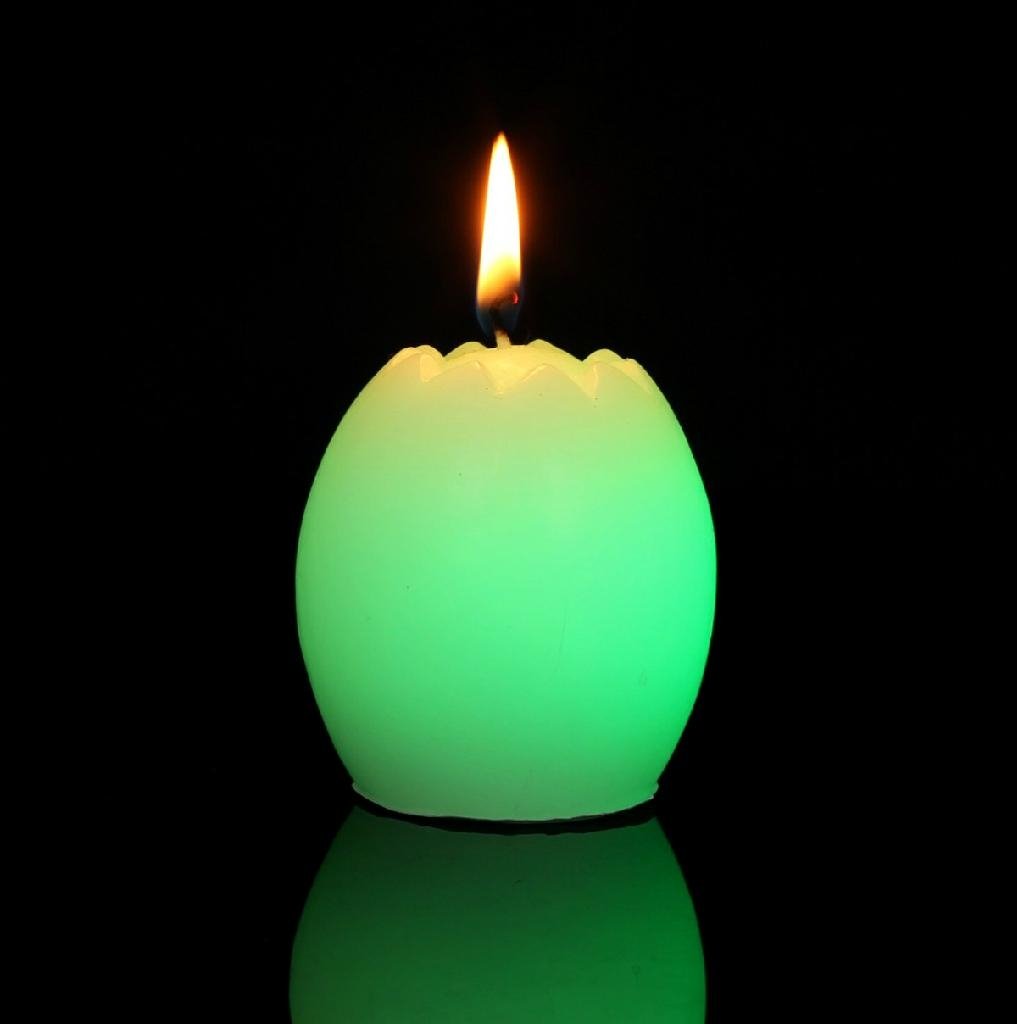 Ester Half Egg Color-changing LED candles 2