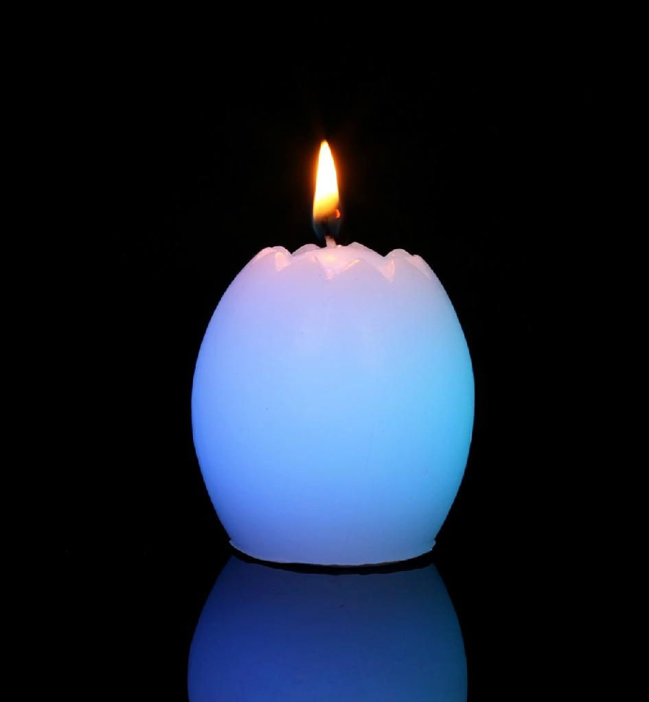 Ester Half Egg Color-changing LED candles 4