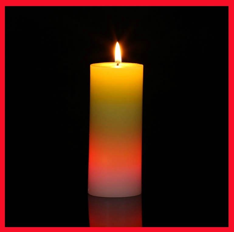 Pillar Shape Color-changing LED candles 2