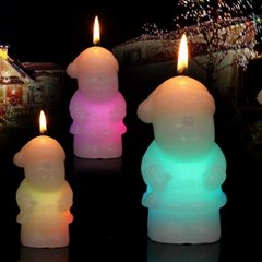 Fantastic Santa Claus  Color Changing  LED Candle