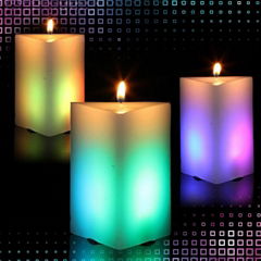 Trilateral Shape Color-changing LED candles