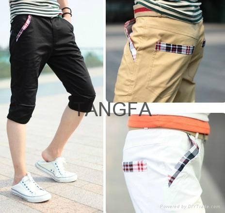 men newest casual pants male Korean version of casual fashion shorts 3