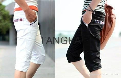 men newest casual pants male Korean version of casual fashion shorts 4